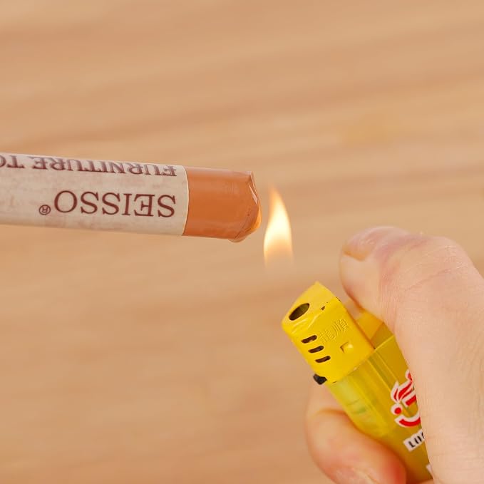 SEISSO Wood Filler Sticks- 6 Pcs, Furniture Repair Wax Crayons, Furniture - Image 7