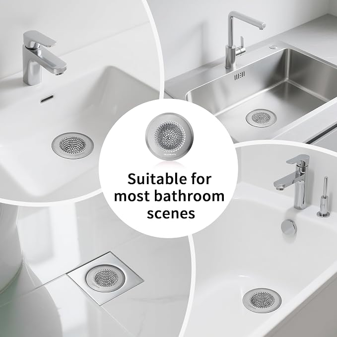 Shower Drain Hair Catcher, Fast Drainage Bathtub Drain Hair Catcher, Easy Clean - Image 5