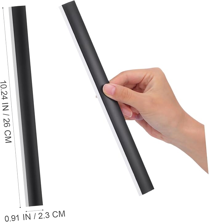 GALPADA 4pcs Dustpan Lip Replacement Dust Pan Edge Strip Rubber Strip - Image 2