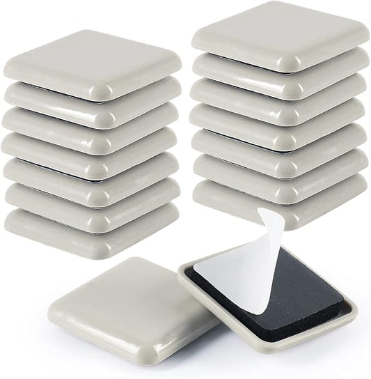 Stick Furniture Sliders, 40mm 16pcs Furniture Glides by GINOYA-toMakeYourLifeMoreComfortableandEasier