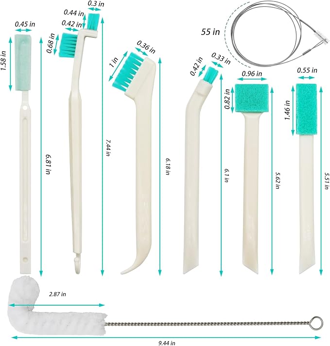 10 Pcs Ice Machine Cleaning Brush Kit, Ice Maker Cleaner Tools Set-2 Extra Long - Image 5