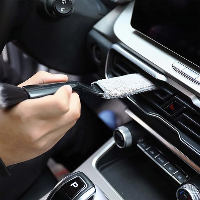 Double Head Brush for Car Clean, 2 in 1 Soft Auto Duster Detailing Cleaning - Image 6