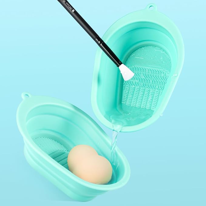 DUcare Makeup Brush Cleaner Shampoo Soap Solid Brush Cleaning Mat Removes - Image 7