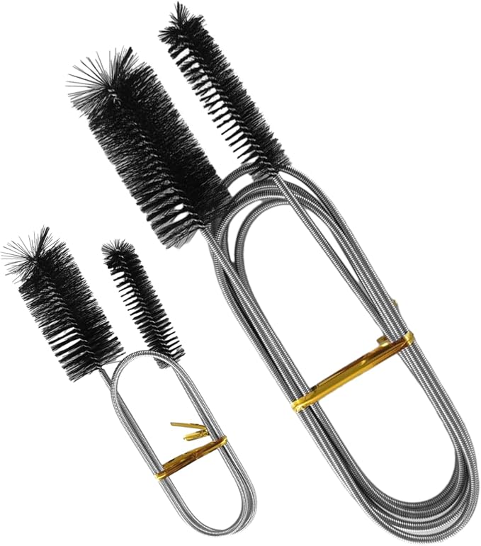 Flexible Long Drain Brush Set, Stainless Steel Tube Cleaning Brushes - Image 2