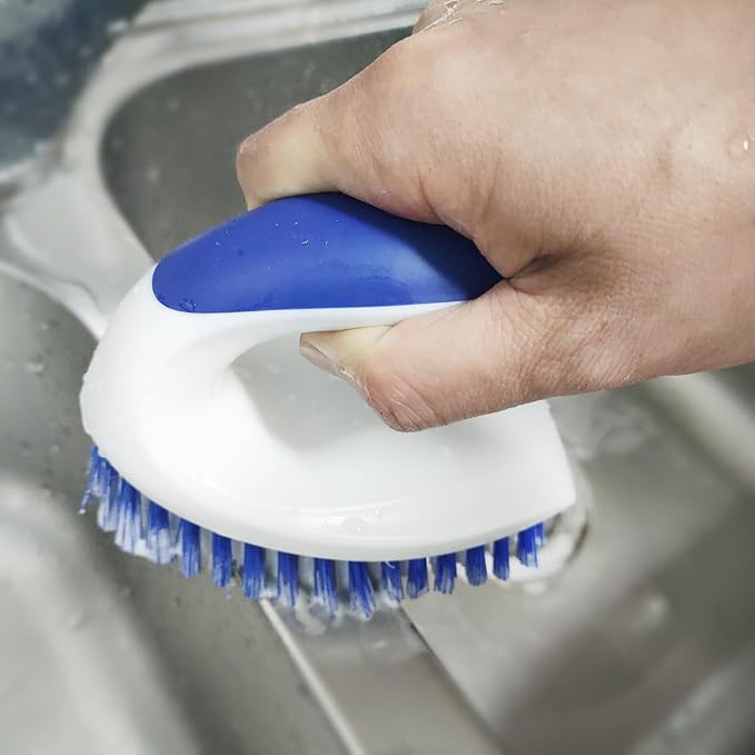 CELOX Stiff Bristle Brush for Cleaning, Hard Bristle Brush for Carpet Cleaning - Image 3
