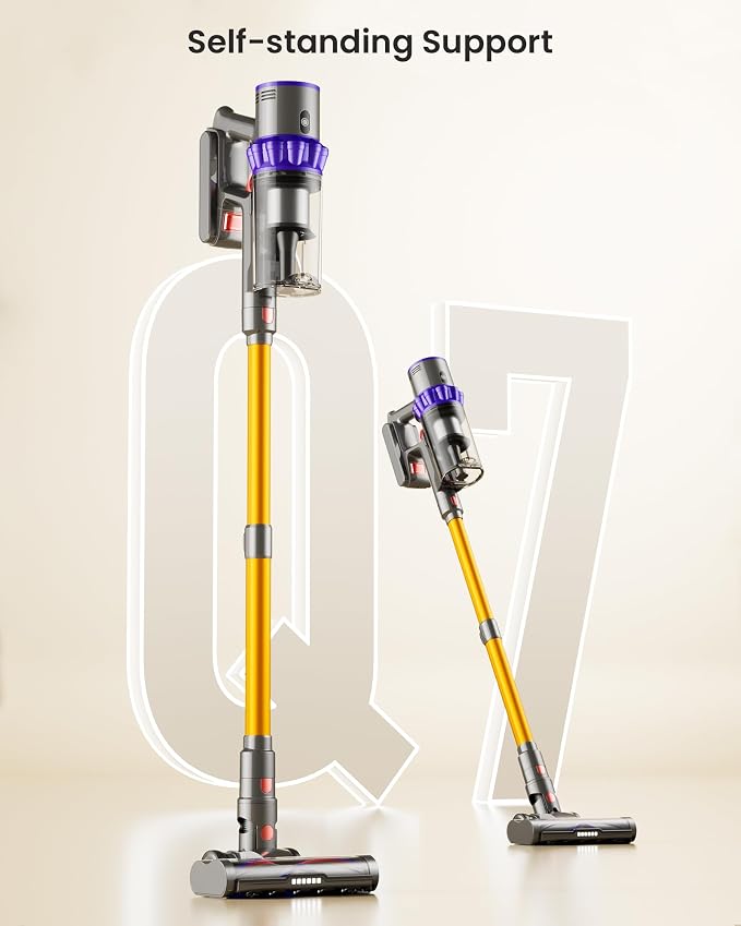 Cordless Vacuum Cleaner, 580W 48KPA 65Mins Self-Standing Vacuum Cleaners - Image 5