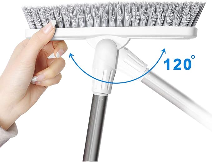 Affogato Floor Scrub Brush Bathroom Long Handle Bathtub Push Broom Shower Tile - Image 6