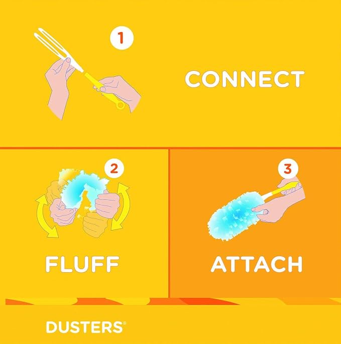 360° Heavy Duty Duster Refills for Swiffer, Dusting Furniture, Ceiling Fans - Image 2