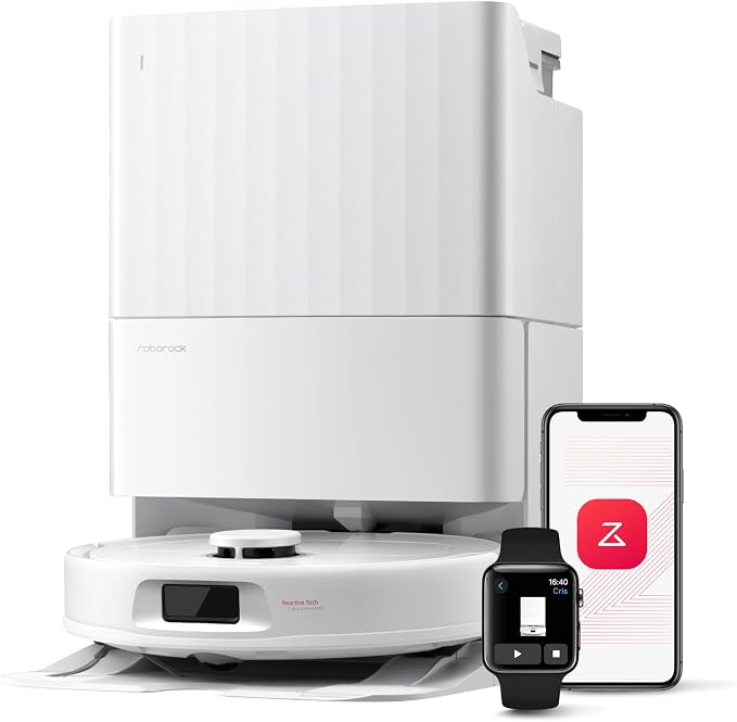 roborock Qrevo Series Robot Vacuum and Mop, 8000Pa Suction, Upgraded from Qrevo by Roborock