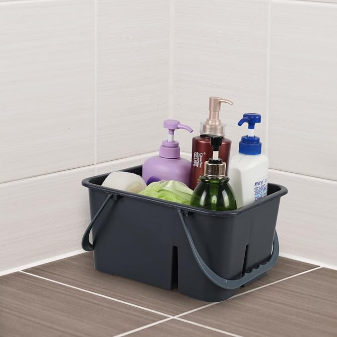 Bringer 1-Pack Small Plastic Cleaning Tool Storage Caddy, Cleaning Caddy Tote - Image 7