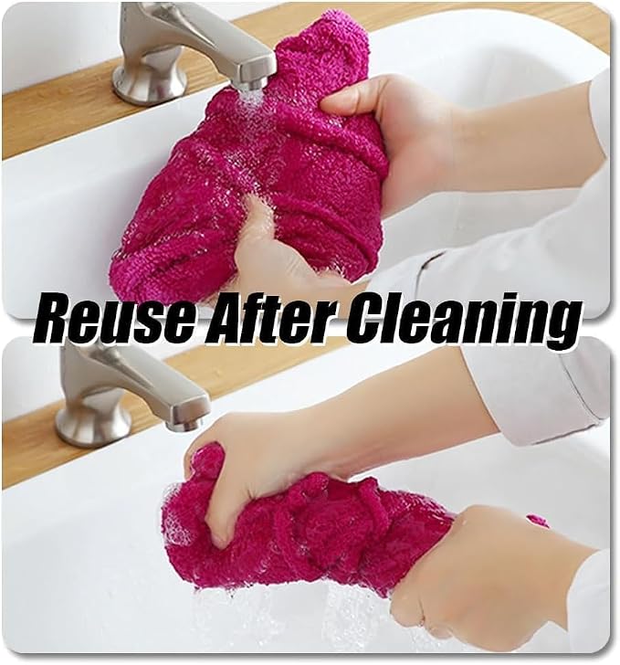 Icexeco Lazy Broom Cover Cloth, Washable Reusable Microfiber Broom Sweeping - Image 4