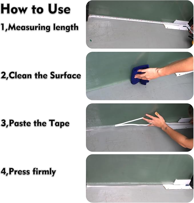 Silicone Seal Weather Stripping Tape 16.5 Feet Strip Bottom Draft Insulation - Image 4