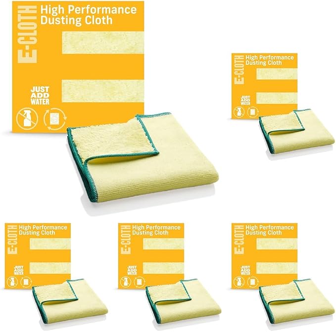 E-Cloth High Performance Dusting Cloth, Reusable Premium Microfiber Cloth by E-Cloth