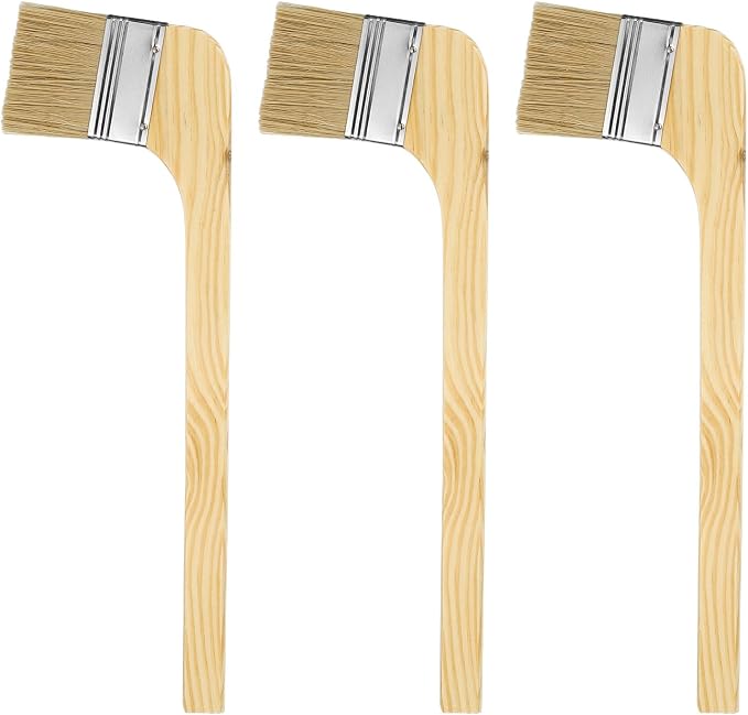 HARFINGTON Paint Brush 3Pcs 2.5" Brush Width Reusable Variety Angled Bend by HARFINGTON