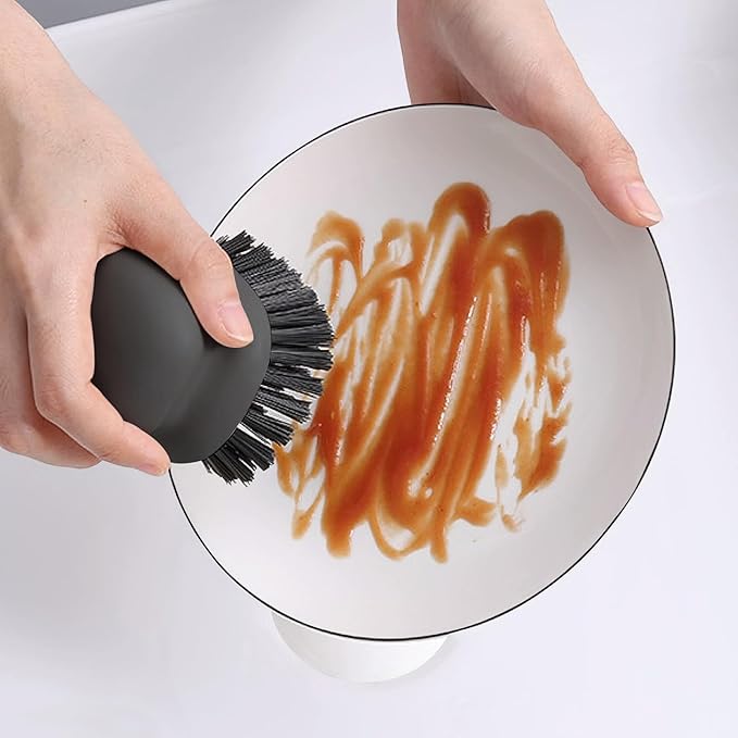 2Pack Dish Scrub Brush, Palm Brush Dish Scrubber - Image 3