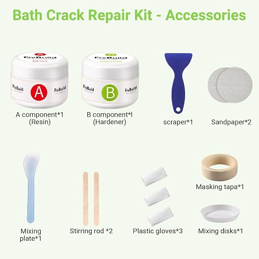 Tub Repair Porcelain Repair Kit, Crack Repair Kit - Image 3