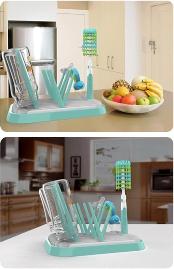Baby Bottles Drying Rack, Folding Drainer - Image 9
