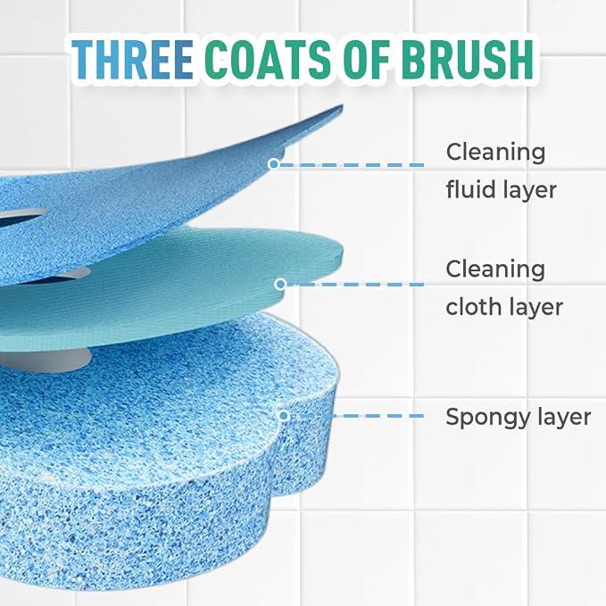 Disposable Toilet Brush, 2026 New Toilet Brush Holder, Compact Wall Mounted - Image 2