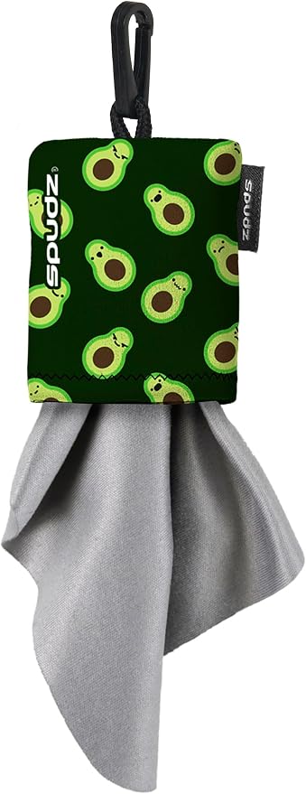 SPUDZ Classic Microfiber Lens Cleaner – Clip-On Pouch, Washable – by ALPINEINNOVATIONS