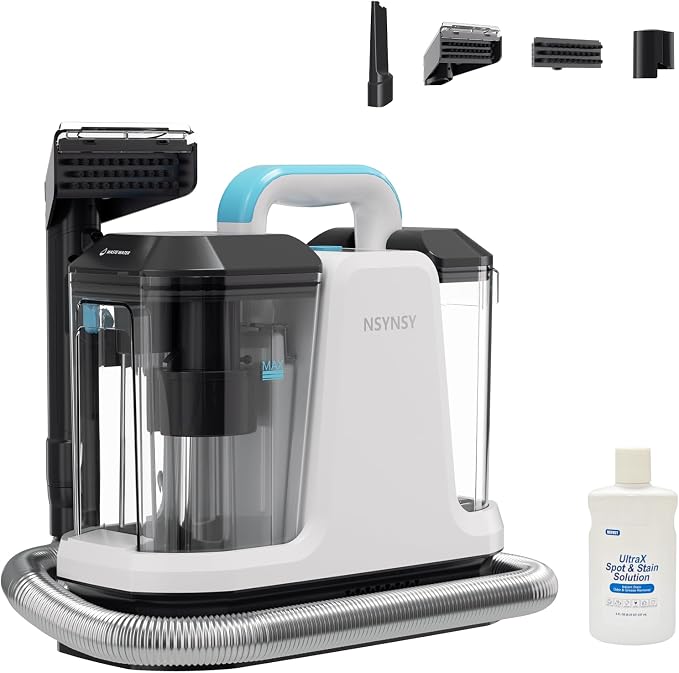Portable Carpet & Upholstery Spot Cleaner, Compact Strong-Suction Machine by Unknown