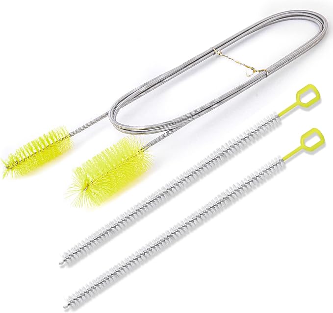 Flexible Drain Brush, 66 Inch Double Ended Aquarium Filter Hose Long Pipe by BRUSHFAMILY