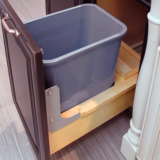 Dowell B15 Wood Base Wastebasket Pullout - Image 5