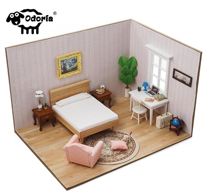 Odoria Dollhouse Straw Broom Miniature - Image 9