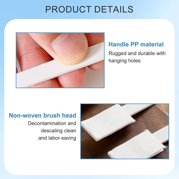 10 PCS 14×1.5cm Disposable Crevice Cleaning Brushes Small Detail Toilet Corners - Image 3