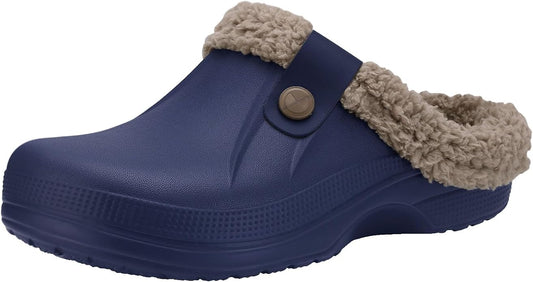 Beslip Classic Fur Lined Clogs Waterproof Winter Fuzzy Slippers by Beslip