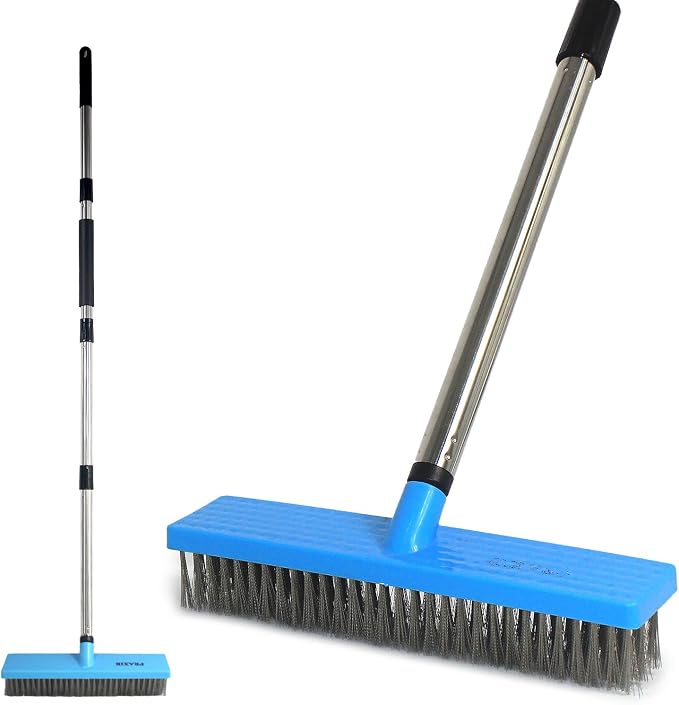 Stainless Steel Wire Broom Deck Scrubber Brush by Unknown