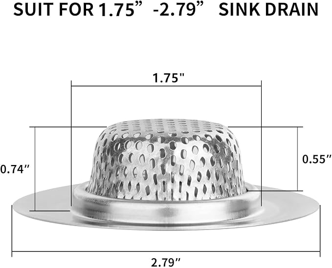 Ohtomber 2PCS Bathtub Drain Strainer - Image 2