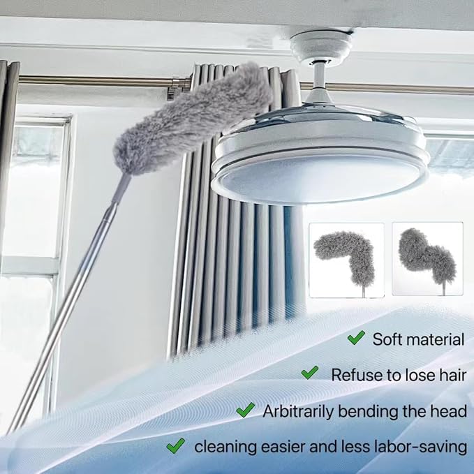 Microfiber Feather Duster 4-in-1 Kit, Dusters - Image 6