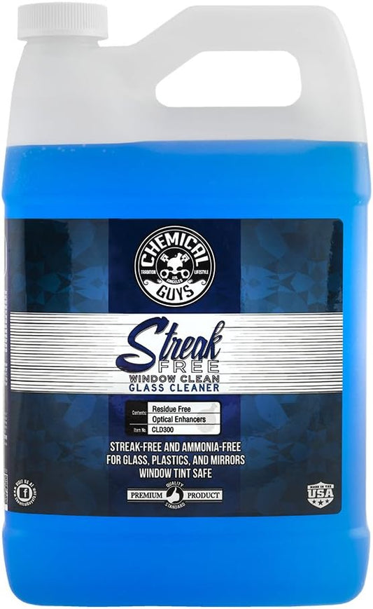 Chemical Guys CLD300 Streak Free Glass & Window Cleaner, Ammonia Free & Safe on by ChemicalGuys