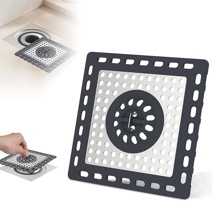 Hibbent Upgraded Shower Drain Hair Catcher by Hibbent