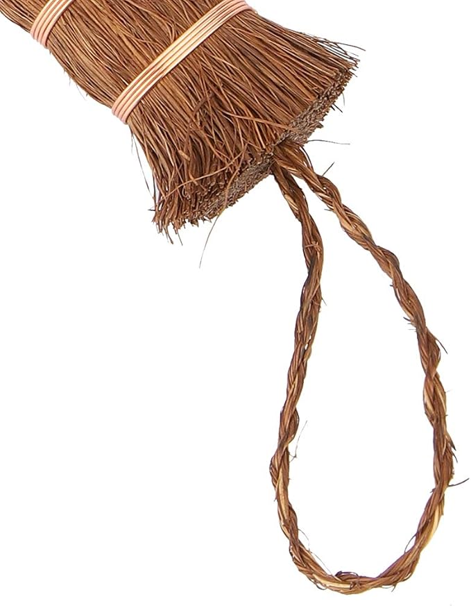 Jerliflyer Mini Brown Broom Palm, Small Palm-Sized Handle Broom Brush - Image 8