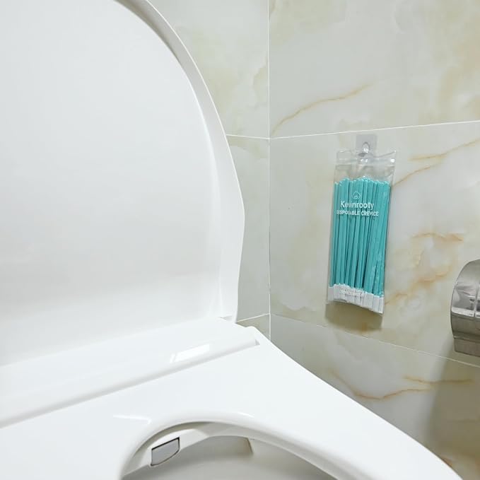 100PCS Disposable Crevice Cleaning Brush Tool kit, Disposable Toilet Brush - Image 7