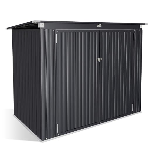 Aoxun 3.3' x 5.6' Metal Storage Shed - Image 7
