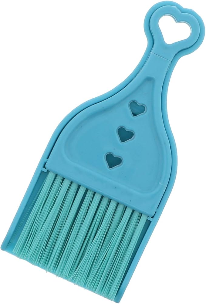 Blue Mini Dustpan with Brush - Image 2