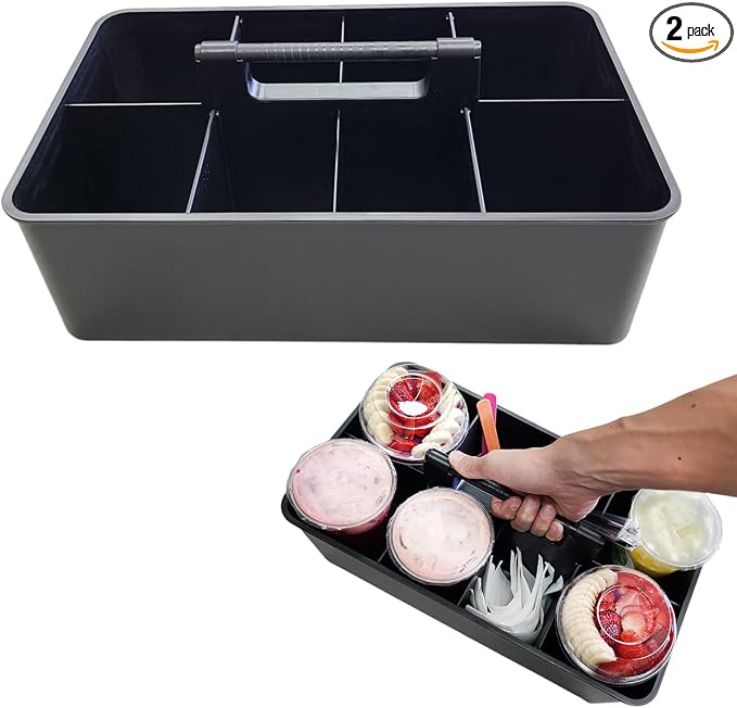 Enjoy Organizer- 2 Commercial Extra Large Portable Stackable Carry Caddy by EnjoyOrganizer