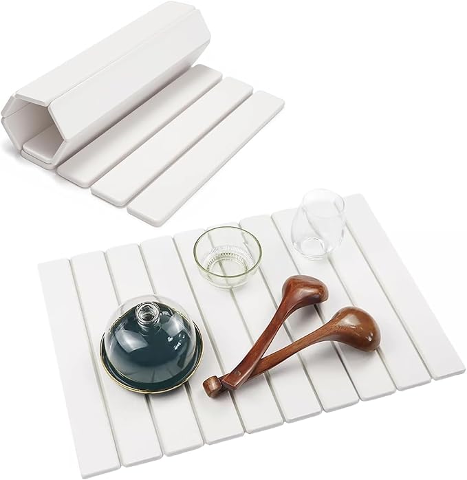 Stone Dish Drying Mat 24” x 16” – Ultra Absorbent Quick-Dry Foldable Counter Mat by Unknown