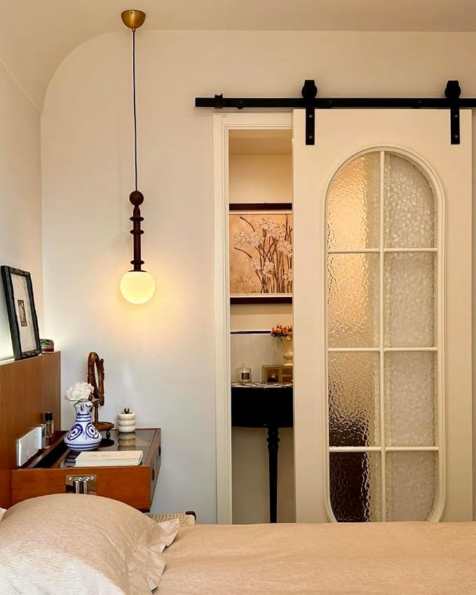 ORB Oil Rubbed Bronze Sliding Barn Door Hardware Kit - Image 6