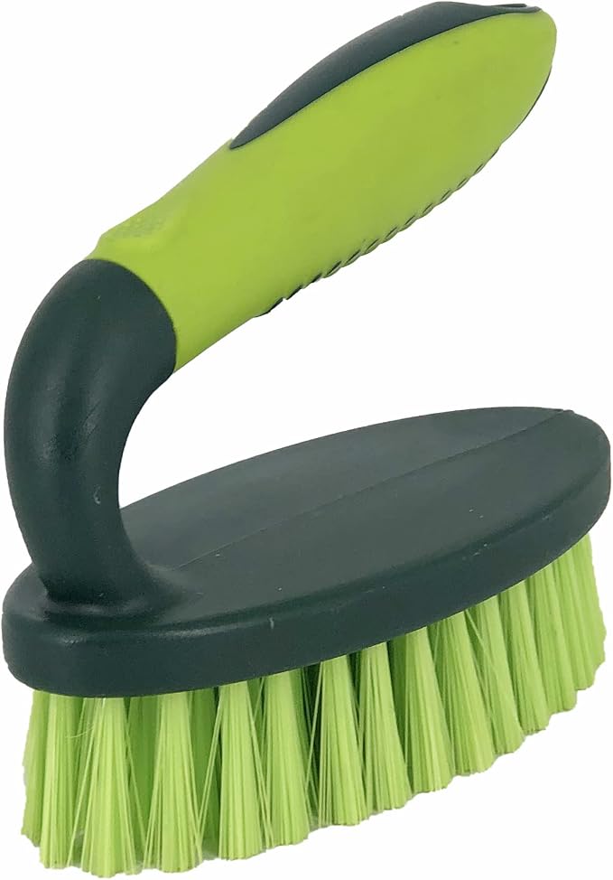 Pine-Sol Heavy Duty Scrub Brush – Comfort Grip | Iron Handle Design | by Pine-Sol