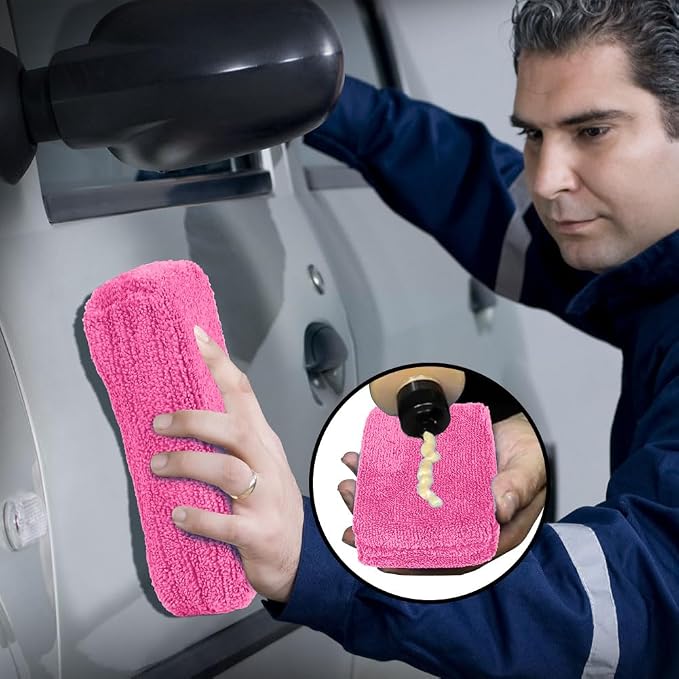 HOMEXCEL Microfiber Applicator Pads, Scratch-Free Car Wash Sponge - Image 6