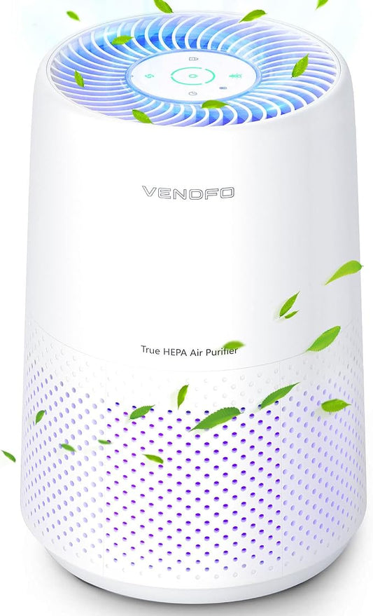 Air Purifiers for Bedroom, H13 HEPA Air Purifiers by VENDFO