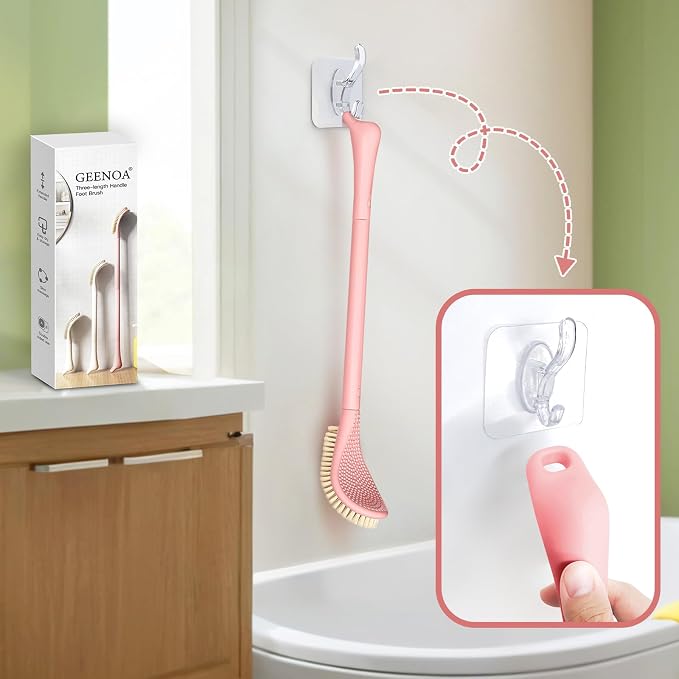 New Foot Brush with Extra-Long Handle, 3-in-1 Foot Scrubber - Image 7