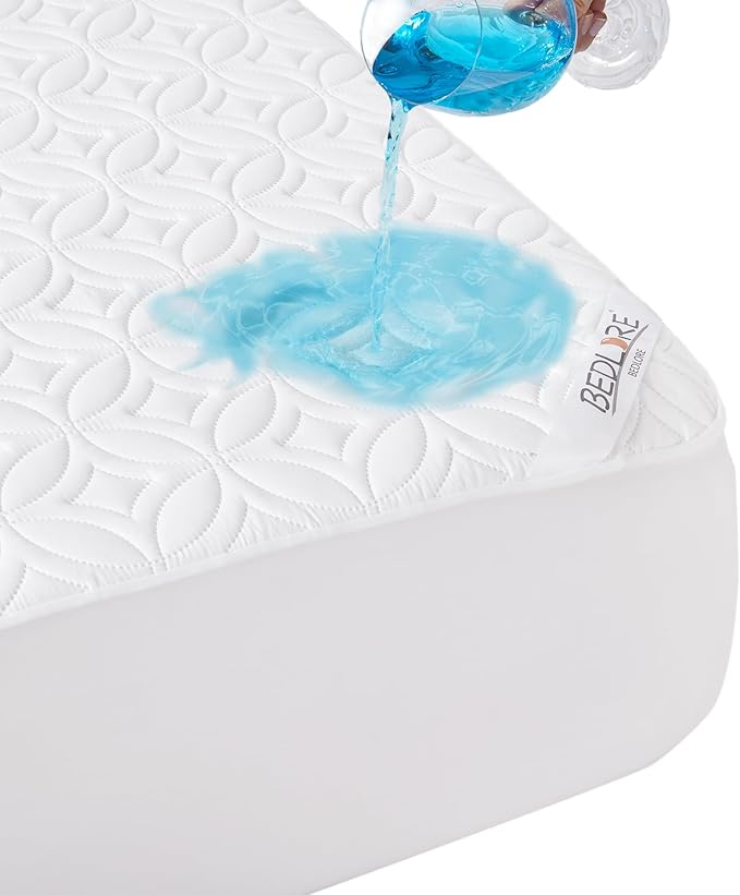 BEDLORE Waterproof Mattress Protector, California King Size Noiseless Mattress by Bedlore