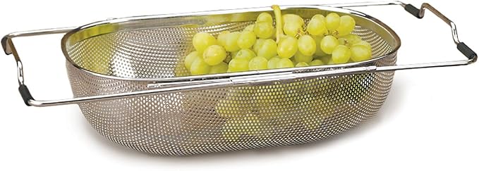 RSVP International Precision Pierced In-Sink Drainer, Stainless Steel by RSVPInternational