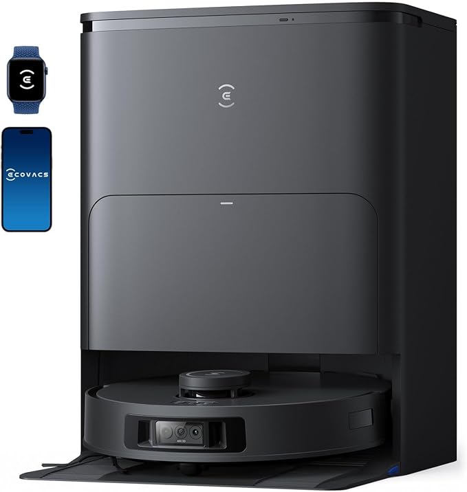 ECOVACS DEEBOT T30S PRO Robot Vacuum and Mop, TruEdge Adaptive Edge Mopping by ECOVACS