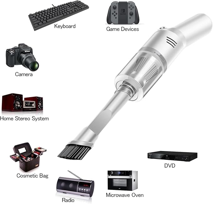 Wireless Mini Car Vacuum Cleaner Portable Rechargeable, Handheld Vacuums - Image 8