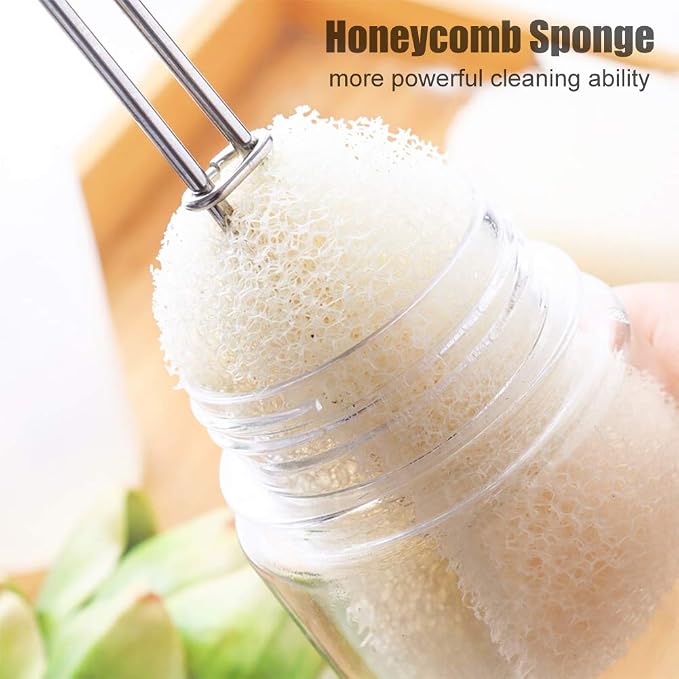 ALINK 6-Pack Sponge Bottle Dish Brush - Image 4